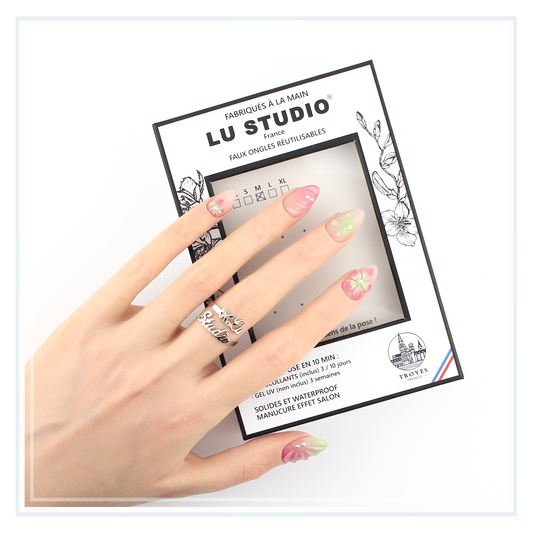 M198 - Eden tropical  |  Faux-ongles réutilisables - Press on nails