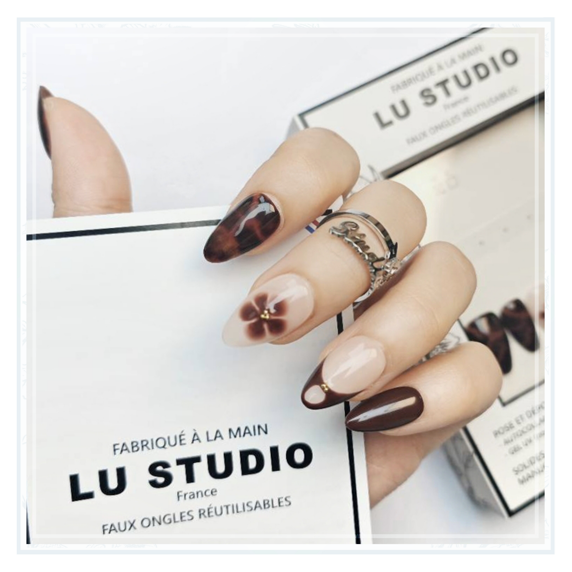 M25 - Madagascar  |  Faux-ongles réutilisables - Press on nails