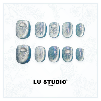 M48 - Vingt Mille Lieues sous les mers | Faux-ongles réutilisables - Press on nails