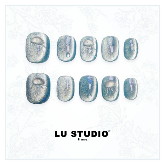M48 - Vingt Mille Lieues sous les mers | Faux-ongles réutilisables - Press on nails