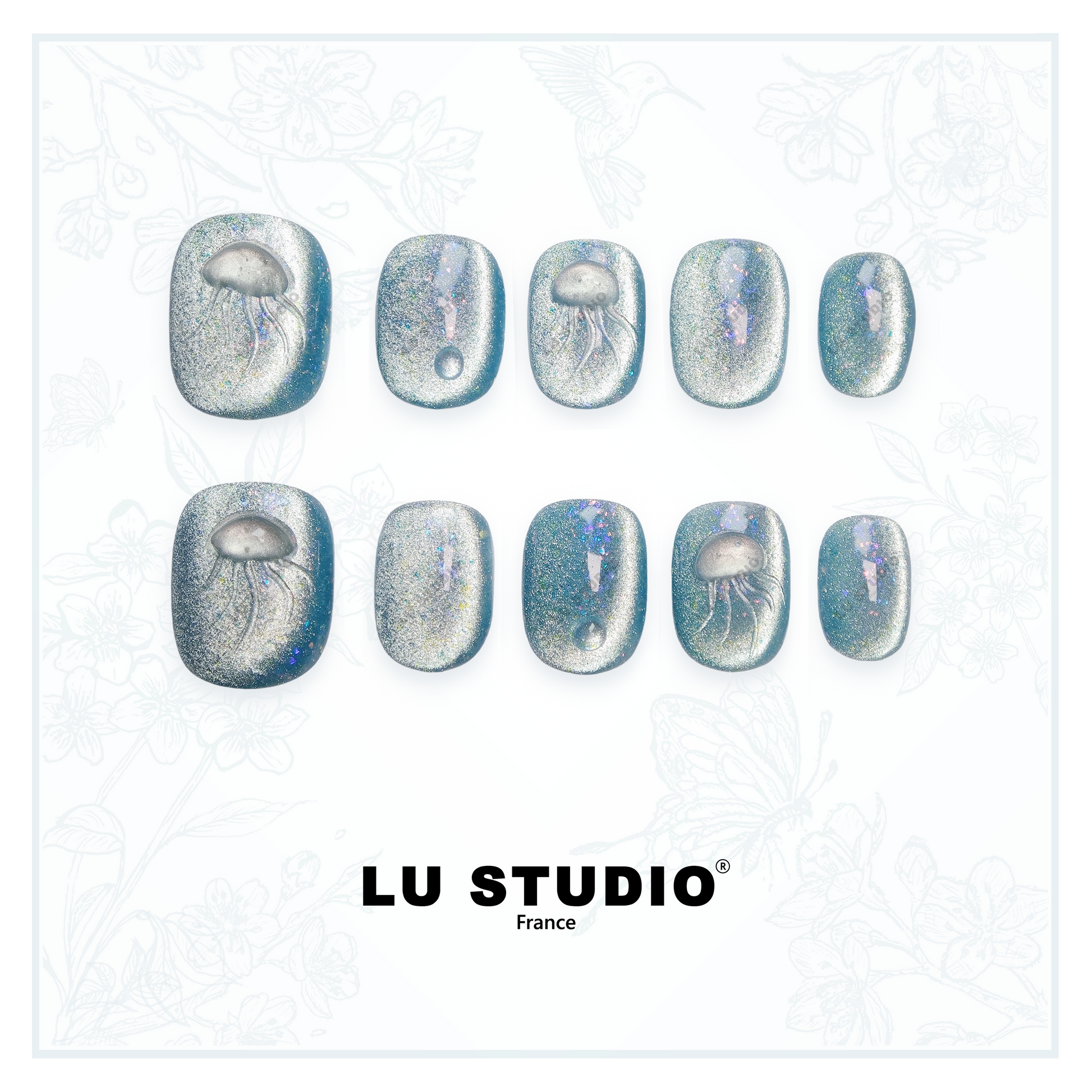 M84 - Vingt Mille lieues sous les mers  |  Faux-ongles réutilisables - Press on nails