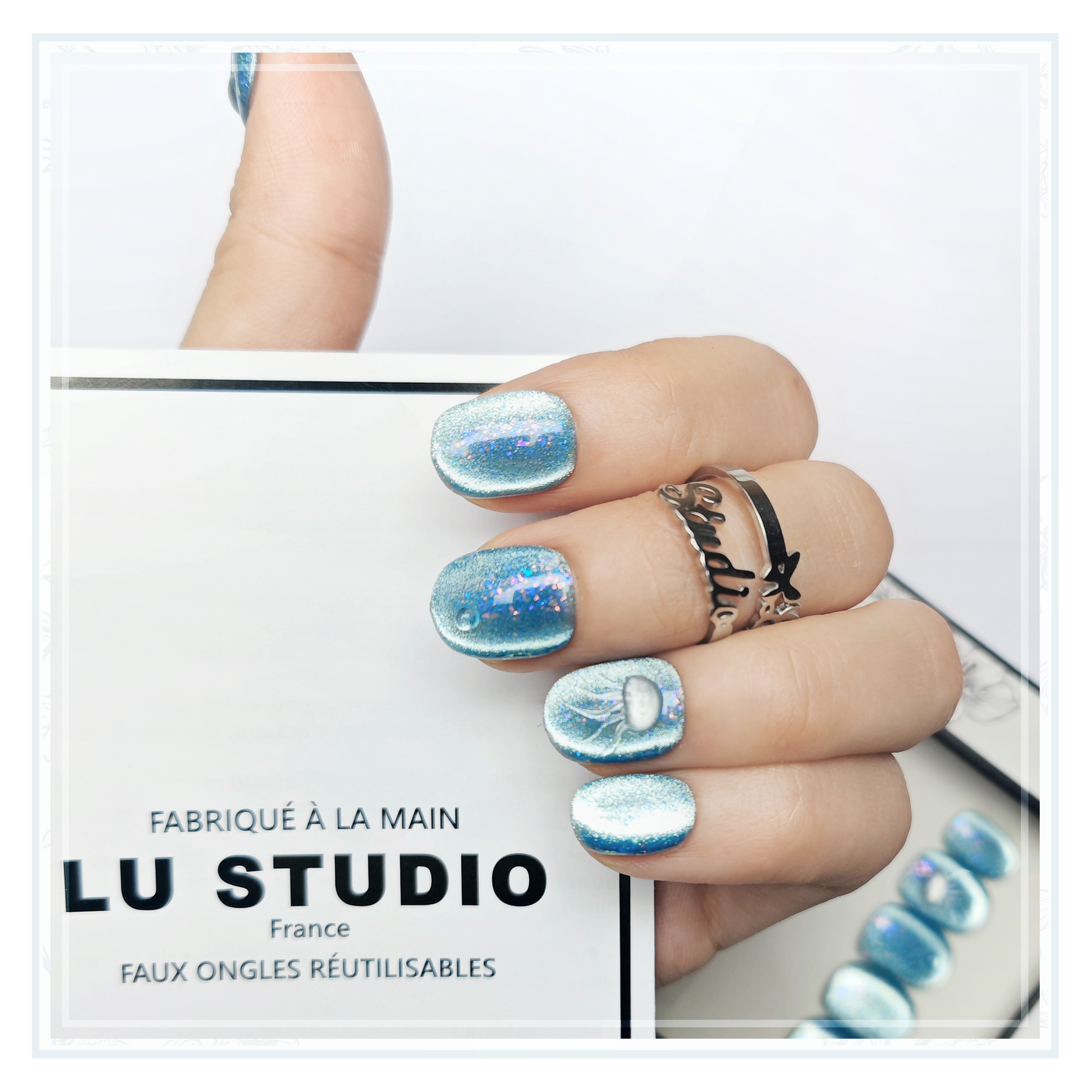 M84 - Vingt Mille lieues sous les mers  |  Faux-ongles réutilisables - Press on nails