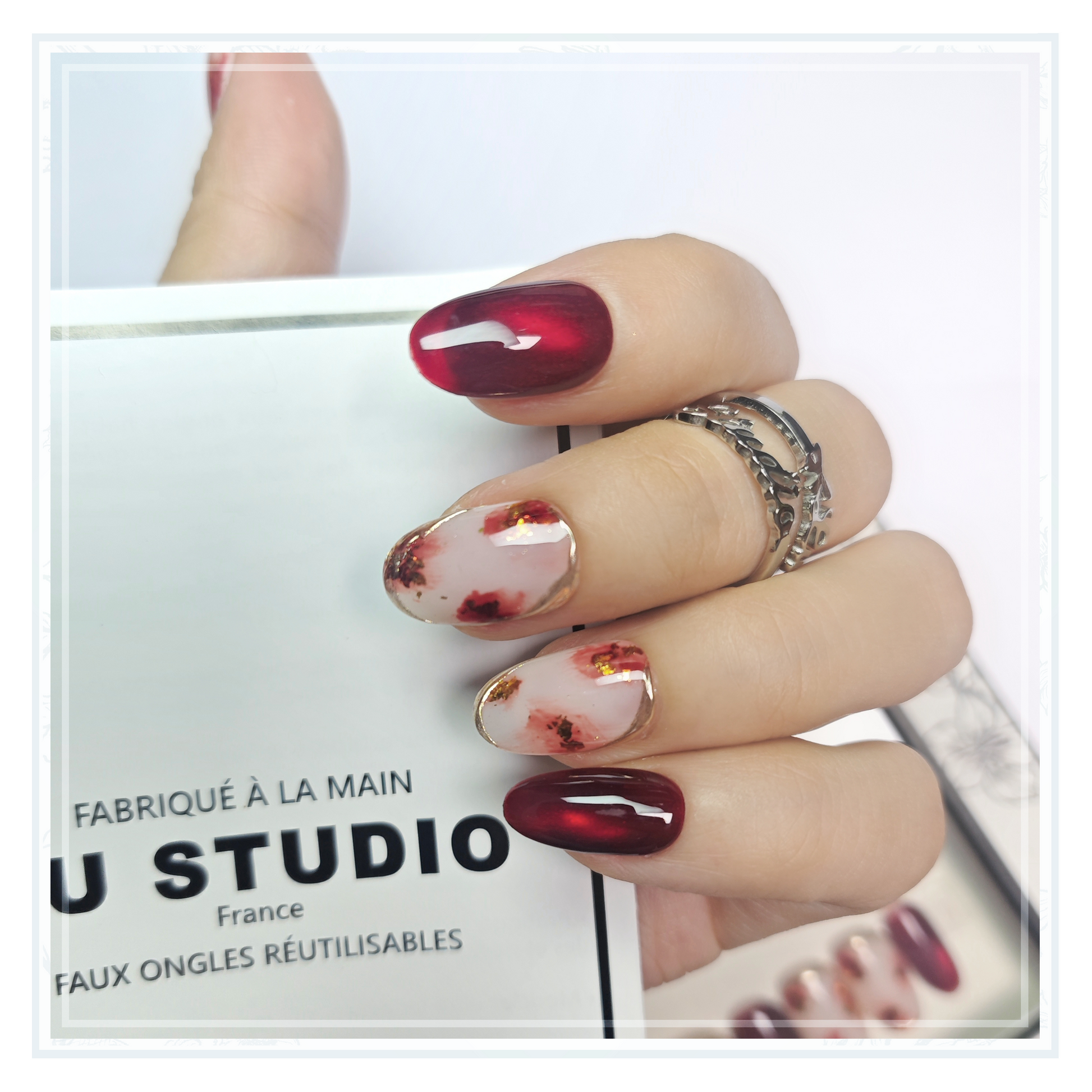 M53 - Amphore  |  Faux-ongles réutilisables - Press on nails