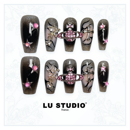 M60 - Alejandro  |  Faux-ongles réutilisables - Press on nails