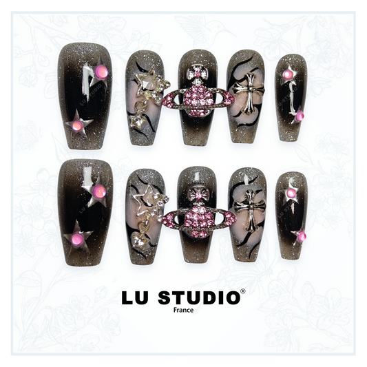 M60 - Alejandro  |  Faux-ongles réutilisables - Press on nails