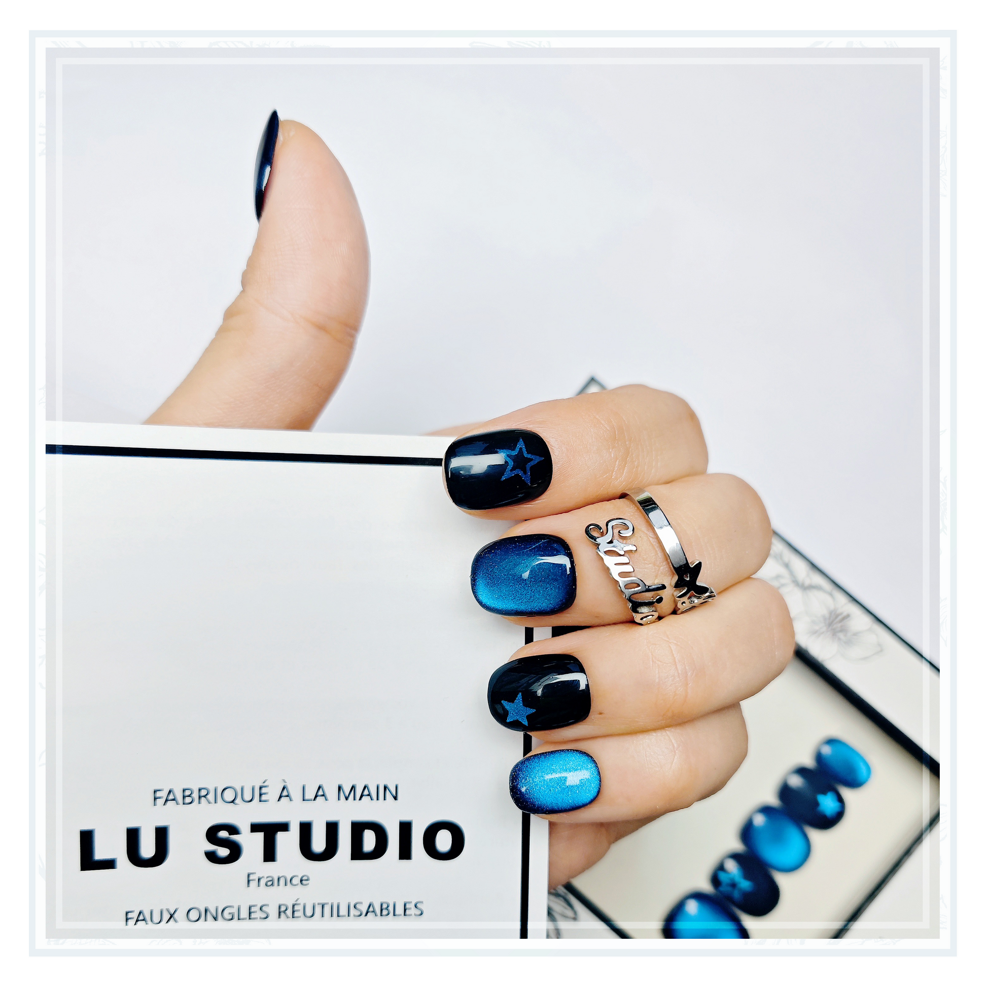 M69 - Glam Rock  |  Faux-ongles réutilisables - Press on nails