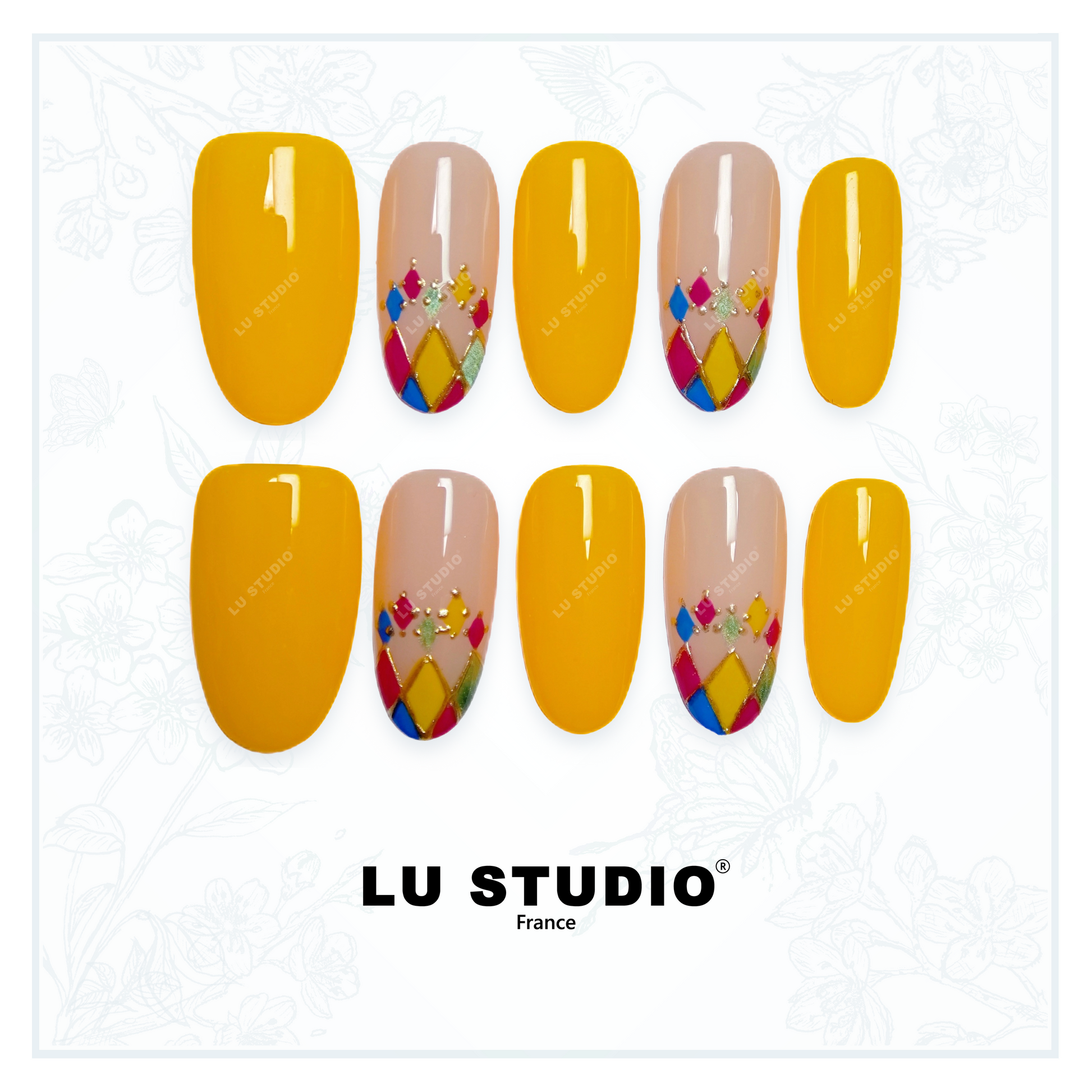 M75 - Basilique Saint Urbain Troyes  |  Faux-ongles réutilisables - Press on nails