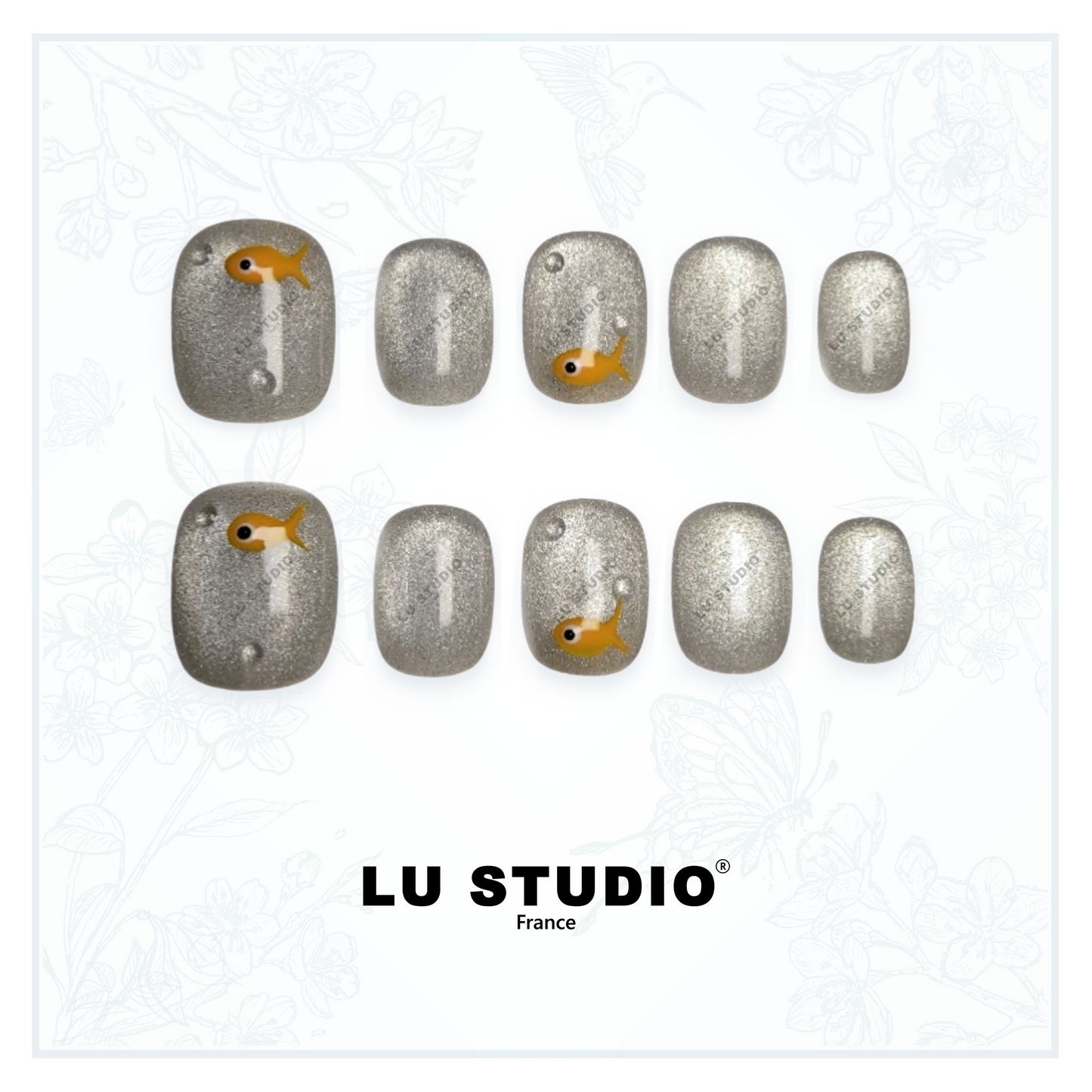M77 - Nemo  |  Faux-ongles réutilisables - Press on nails