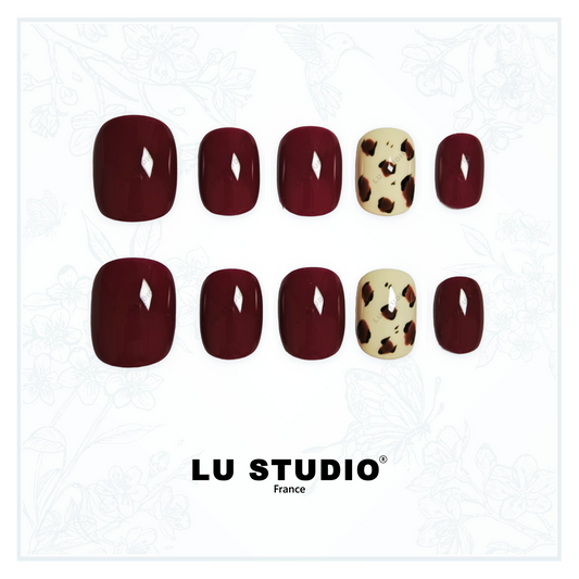 M79 - Bordeaux Sauvage  |  Faux-ongles réutilisables - Press on nails