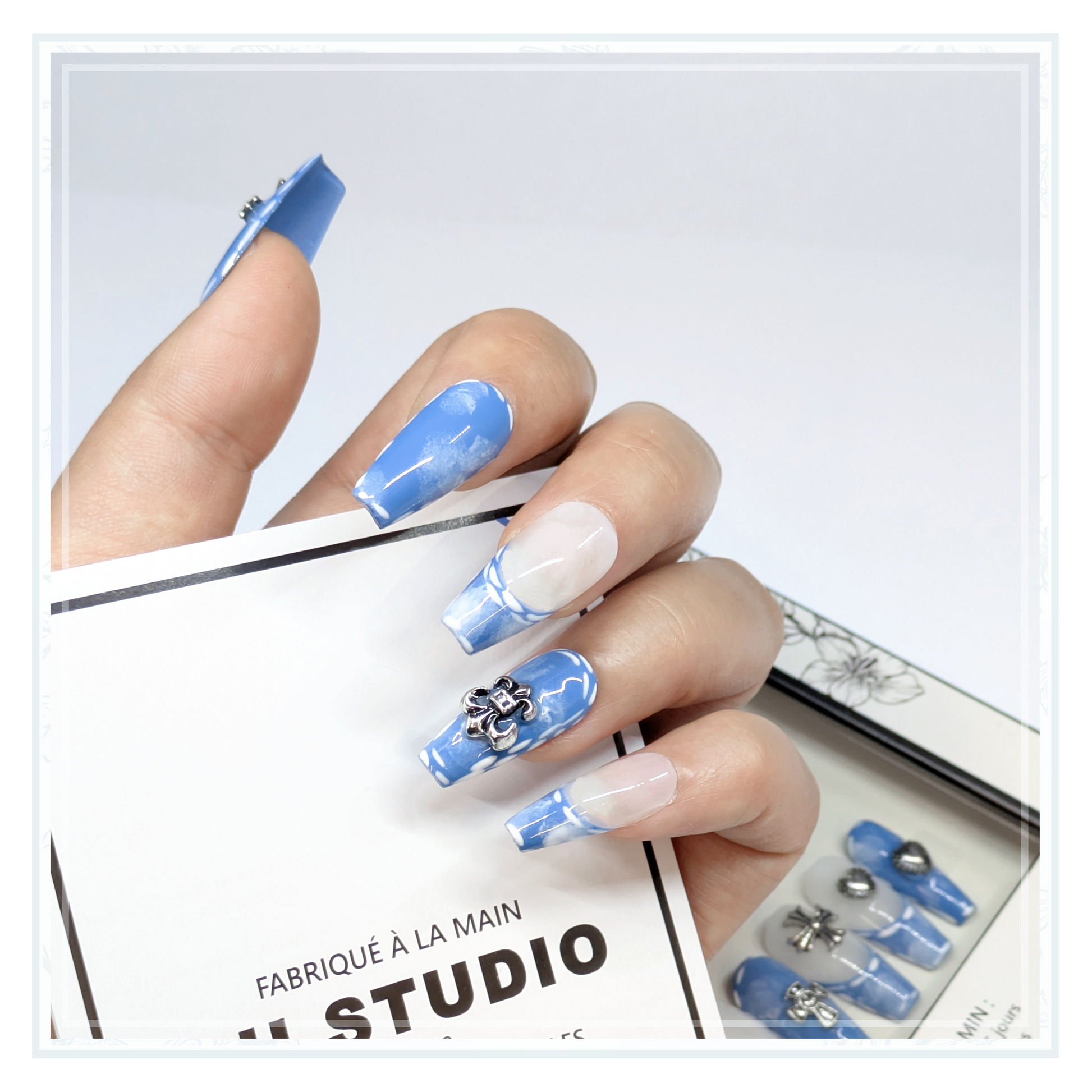 M86 - Croissade  |  Faux-ongles réutilisables - Press on nails