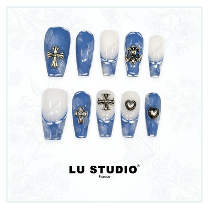 M86 - Croissade  |  Faux-ongles réutilisables - Press on nails