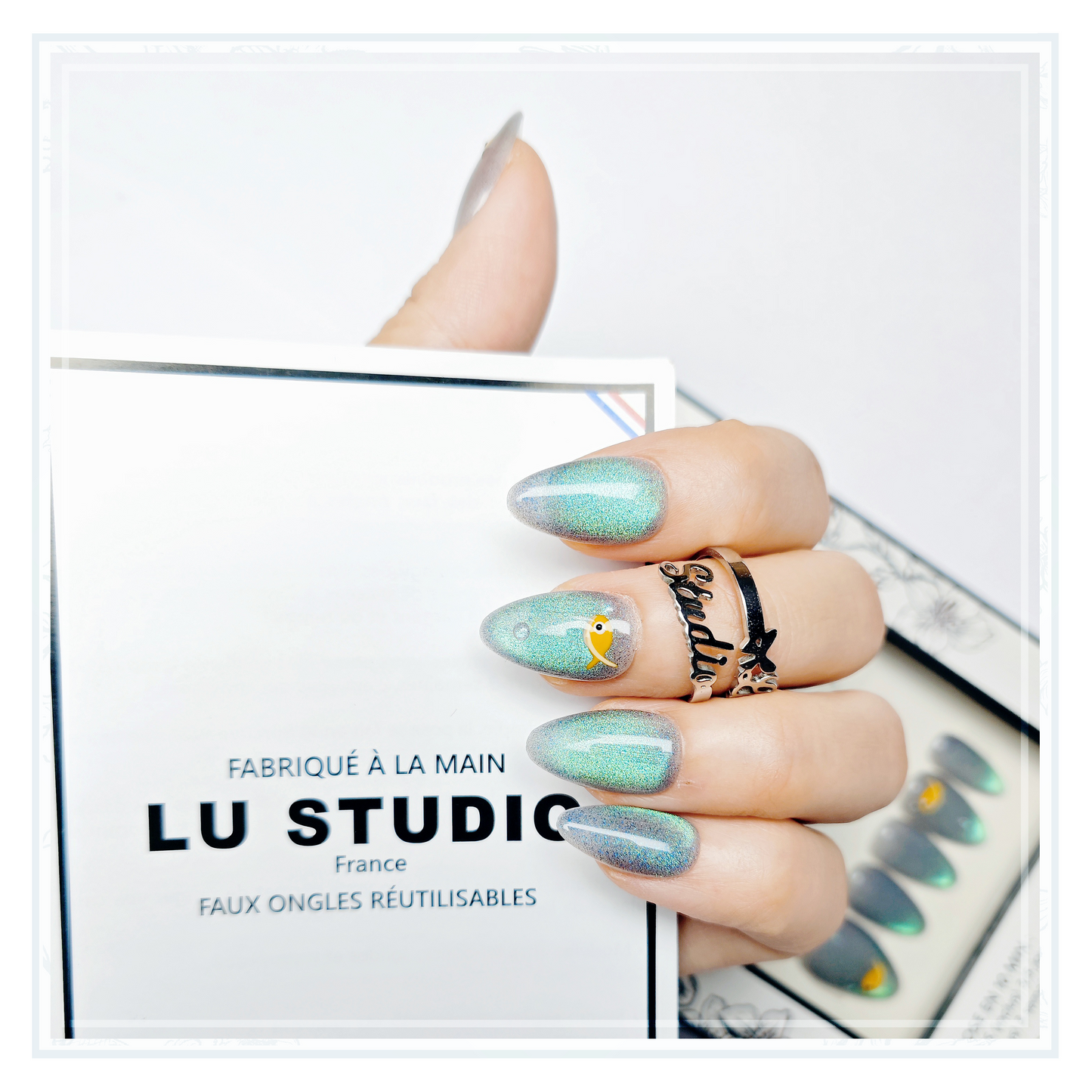 M87 - Le monde de Bubulle  |  Faux-ongles réutilisables - Press on nails