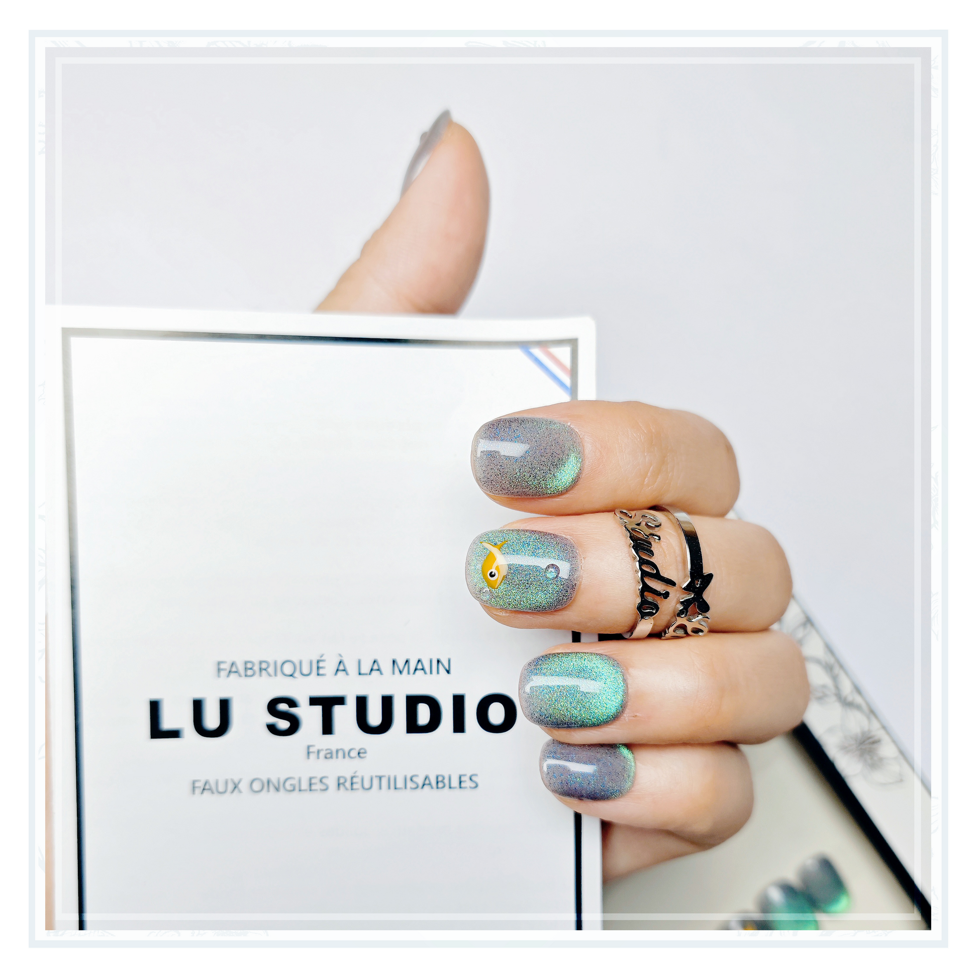 M87 - Le monde de Bubulle  |  Faux-ongles réutilisables - Press on nails