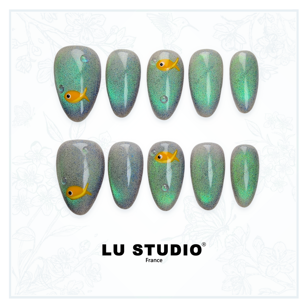 M87 - Le monde de Bubulle | Faux-ongles réutilisables - Press on nails