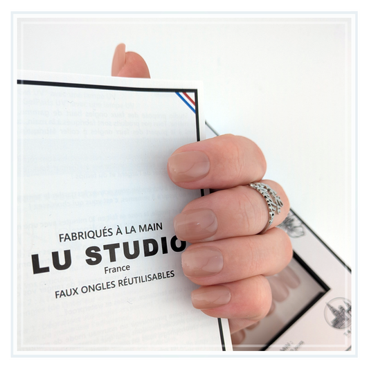 N02 - Nude  |  Faux-ongles réutilisables - Press on nails