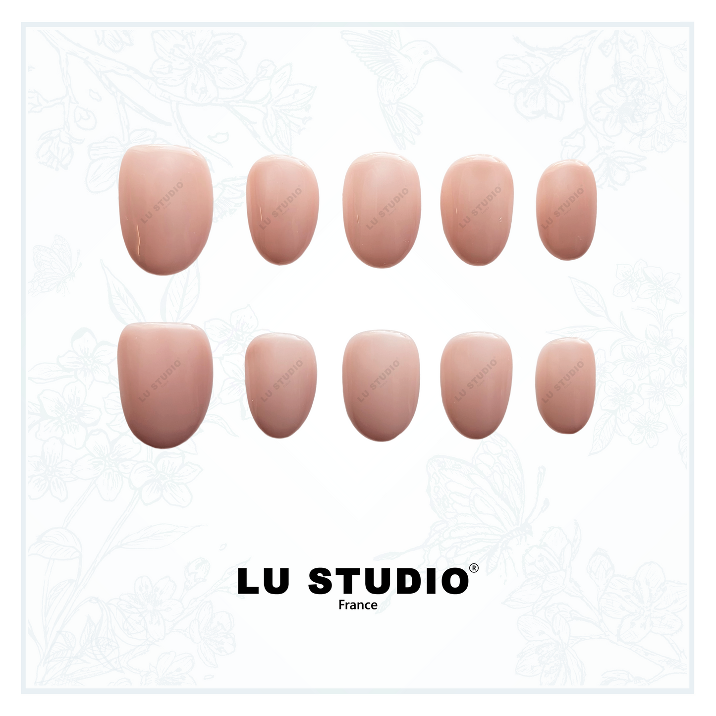 N02 - Nude  |  Faux-ongles réutilisables - Press on nails