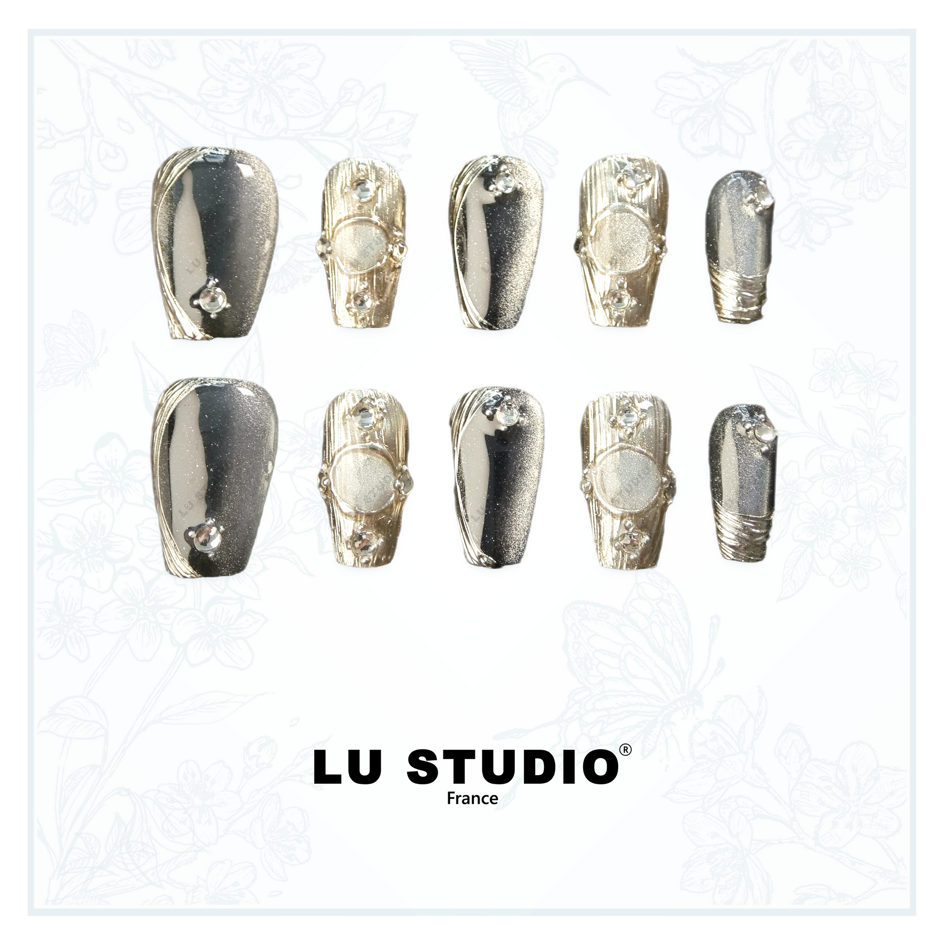 New age  |  Faux-ongles réutilisables - Press on nails