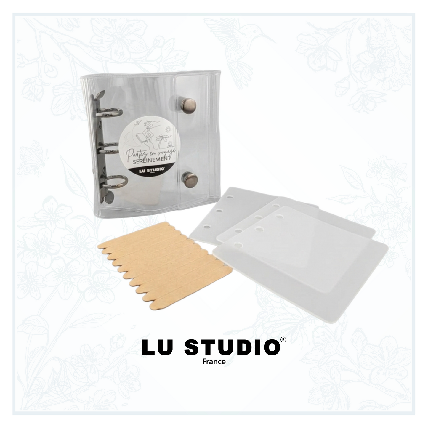 Mini livre de voyage - Rangement spécial faux ongles - LU STUDIO