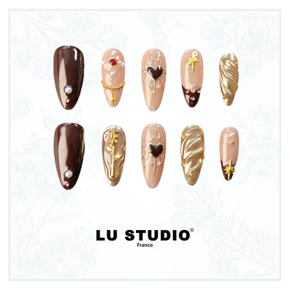 Pythie, Oracle du temple d'Apollon  |  Faux-ongles réutilisables - Press on nails