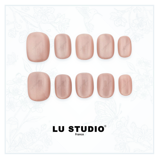 Rose doux  |  Faux-ongles réutilisables - Press on nails