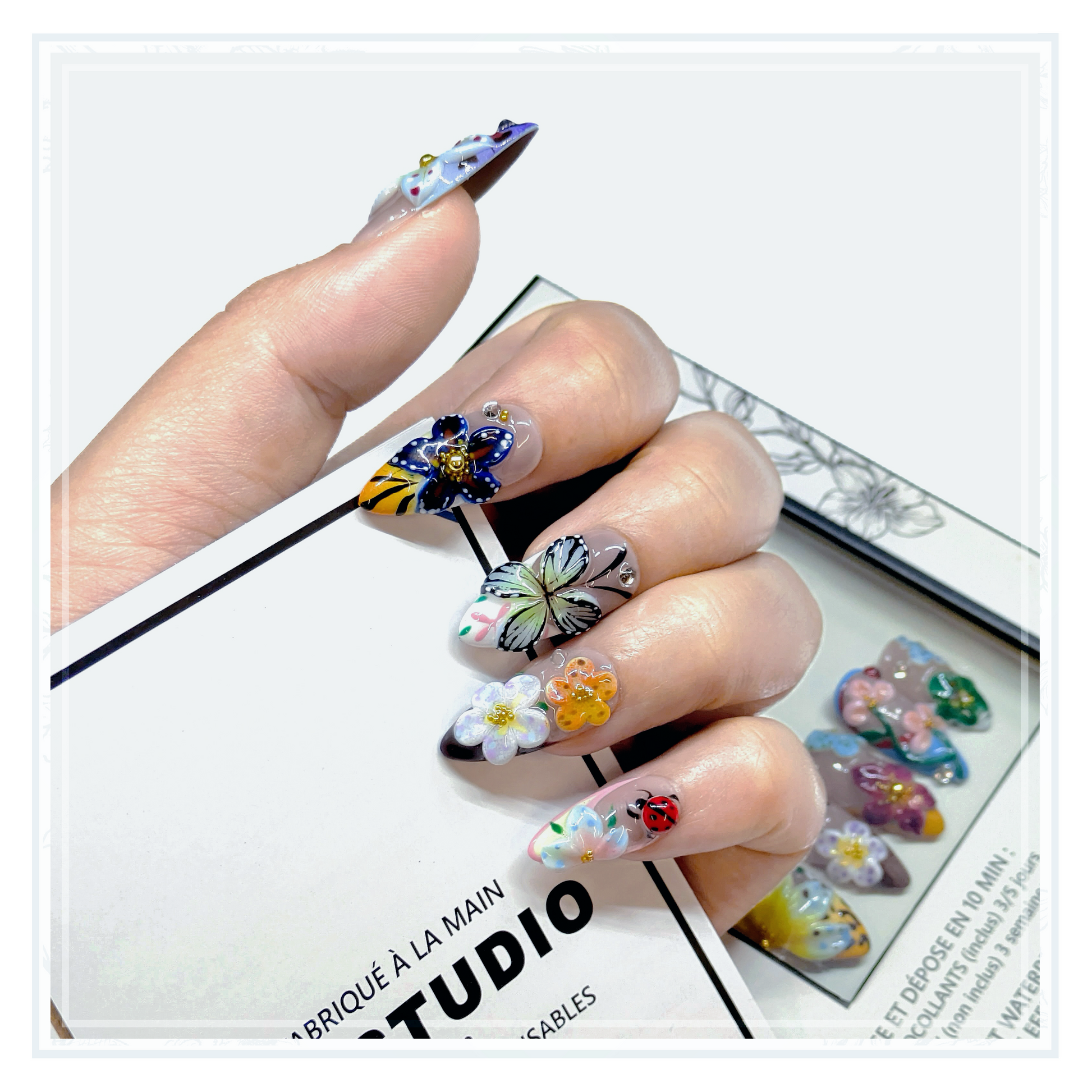 Serre Tropicale  |  Faux-ongles réutilisables - Press on nails