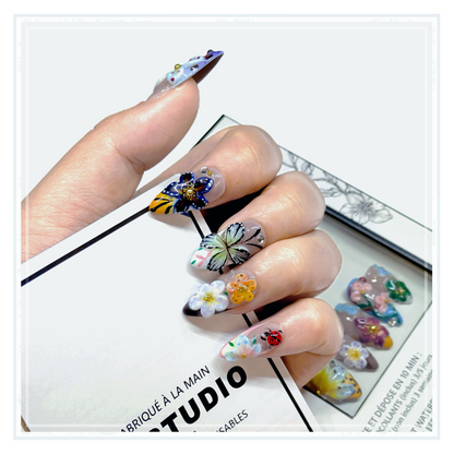 Serre Tropicale  |  Faux-ongles réutilisables - Press on nails