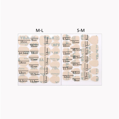 5 Feuilles de Gel Pads Autocollants.