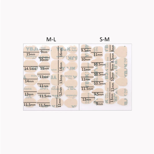 5 Feuilles de Gel Pads Autocollants.